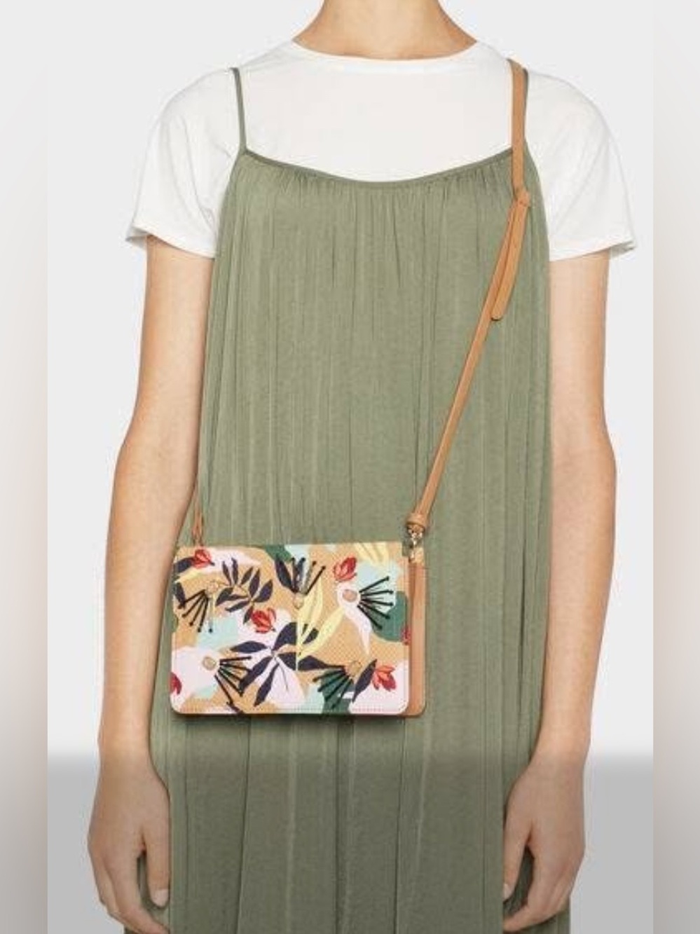 Parfois Dahlia beige crossbody bag
